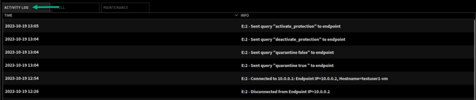 Activity Log 2.0.1