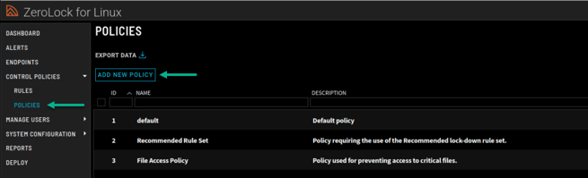 Add New Policy Page 2.0.1