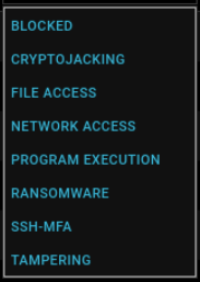 Alert Types List 3.1.19