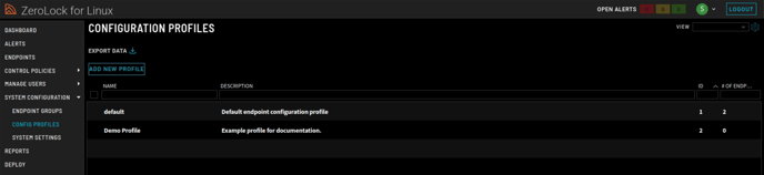 Config Profile Homepage 2.0.1