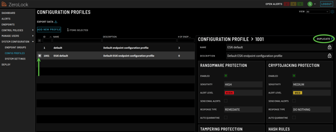 Duplicate ESXi Profile v3.5.6