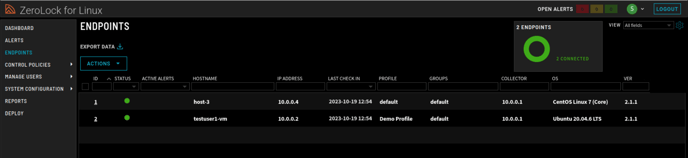 Endpoints Homepage 2.0.1