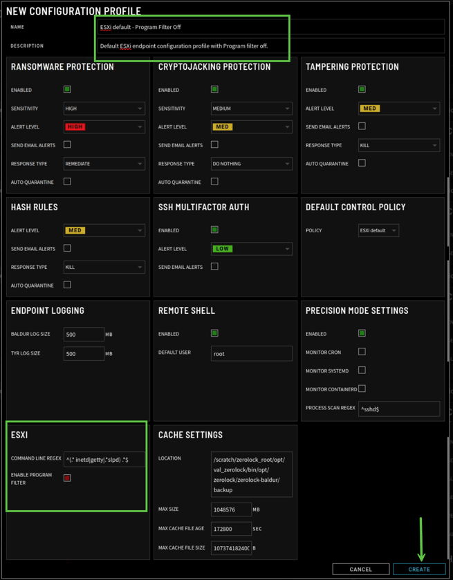 Program Filter off Profile v3.5.6