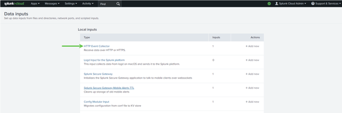 Splunk Data Inputs Selection-2