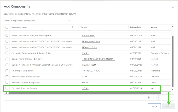 Step6_Add Components ZeroLock Runtime Security