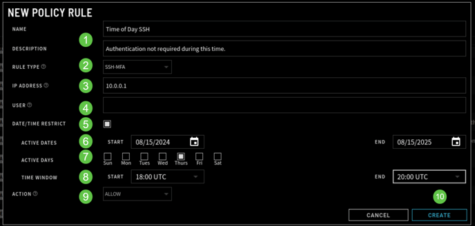 Step_1_New Policy Rule Page