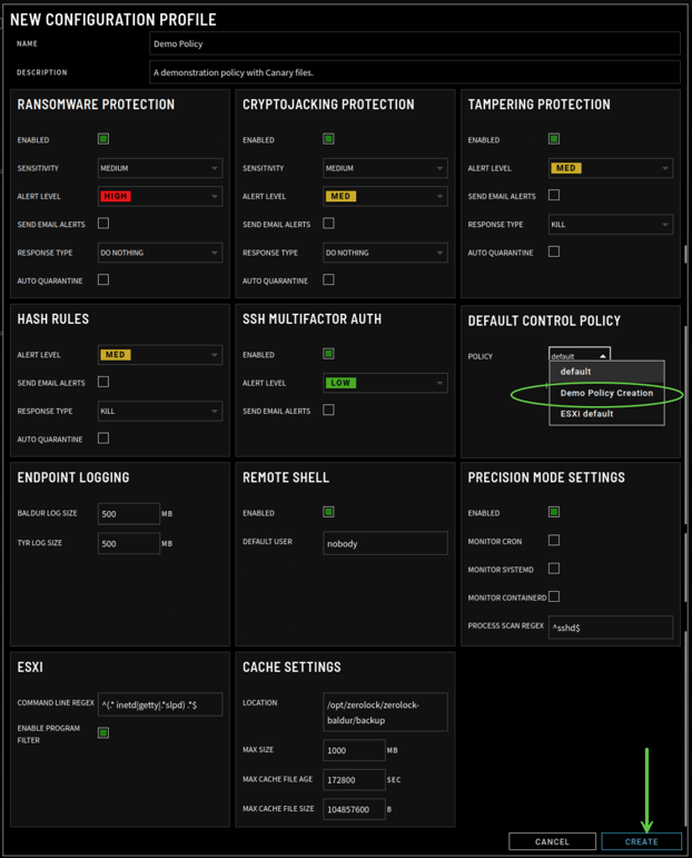 Step_3_New Config Profile_Demo Policy