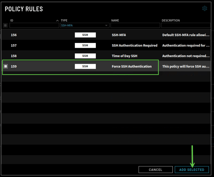 Step_4_SSH Rule Selected