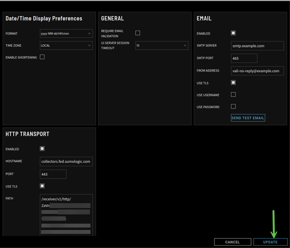 Step_5_SumoLogic HTTP Transport Update