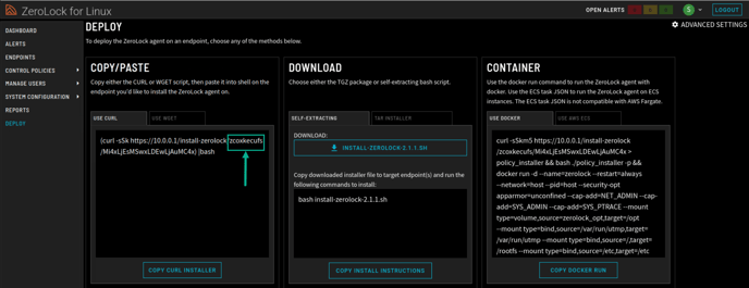 Token ZMC 10.0.0.1