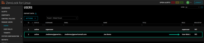 User Role 1 Verified 2.0.1