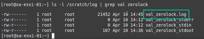 View ZeroLock Agent Logs