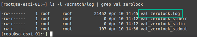 View ZeroLock Agent Logs